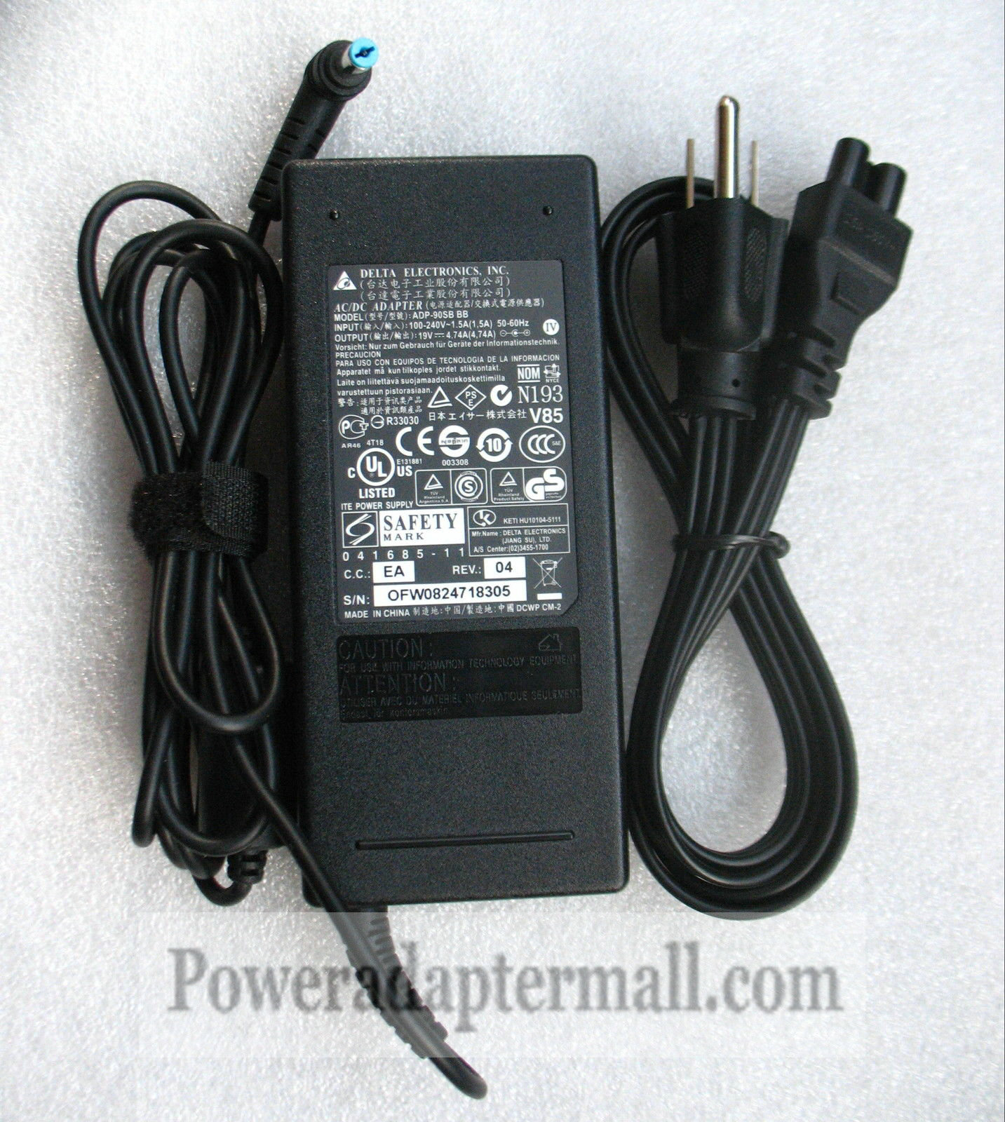 19V 4.74A Genuine Acer Aspire 5110 5220 5310 AC Adapter Charger